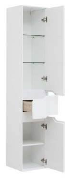 Шкаф-пенал Aquanet Модена 35 R белый - 2 изображение