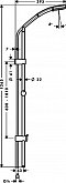 Душевой гарнитур Hansgrohe Croma 100 Multi 27791000 Unica Reno Lift - 3 изображение