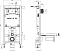 Комплект подвесной безободковый унитаз Jacob Delafon Modern Life E21773RU-00 с сиденьем микролифт + система инсталляции с кнопкой хром - 6 изображение