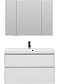 Комплект мебели для ванной Aquanet Гласс 100 белый - 2 изображение