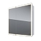 Зеркальный шкаф Dreja Point 80 см 99.9034 с подсветкой, белый - изображение 2