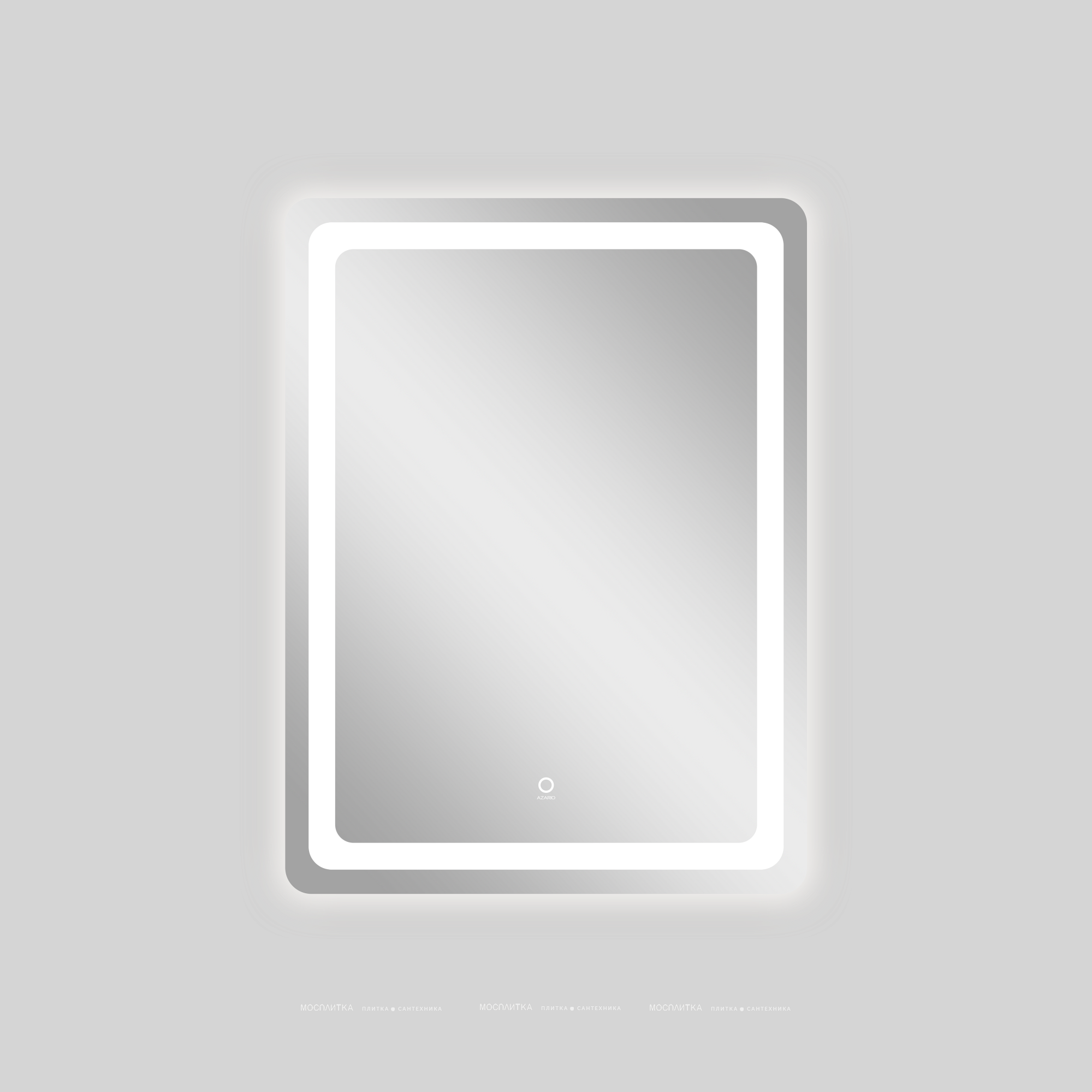 Зеркало Azario 60 см AZ-Z-043WHCS с подсветкой - изображение 2