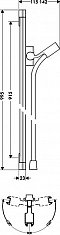 Душевая штанга Hansgrohe PuraVida 27844000 - 6 изображение