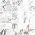 Мозаика Marble-X Бреча Капрайа Белый Лаппато Ректификат (5х5) 30х30