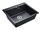 Мойка кухонная Paulmark Kante PM106052-BLM черный металлик - изображение 2
