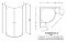 Душевой уголок Radaway Torrenta PDD/E 90x80x185 см прозрачное стекло - 4 изображение