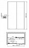 Душевая дверь Wasserkraft Dill 61S13 110x200см прозрачная - 2 изображение