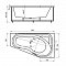 Акриловая ванна Aquatek Медея 170х95 см MED180-0000018 с гидромассажем, белый - 3 изображение