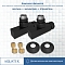 Комплект подключения для полотенцесушителя Aquatek AQ 2020BL черный муар - изображение 4