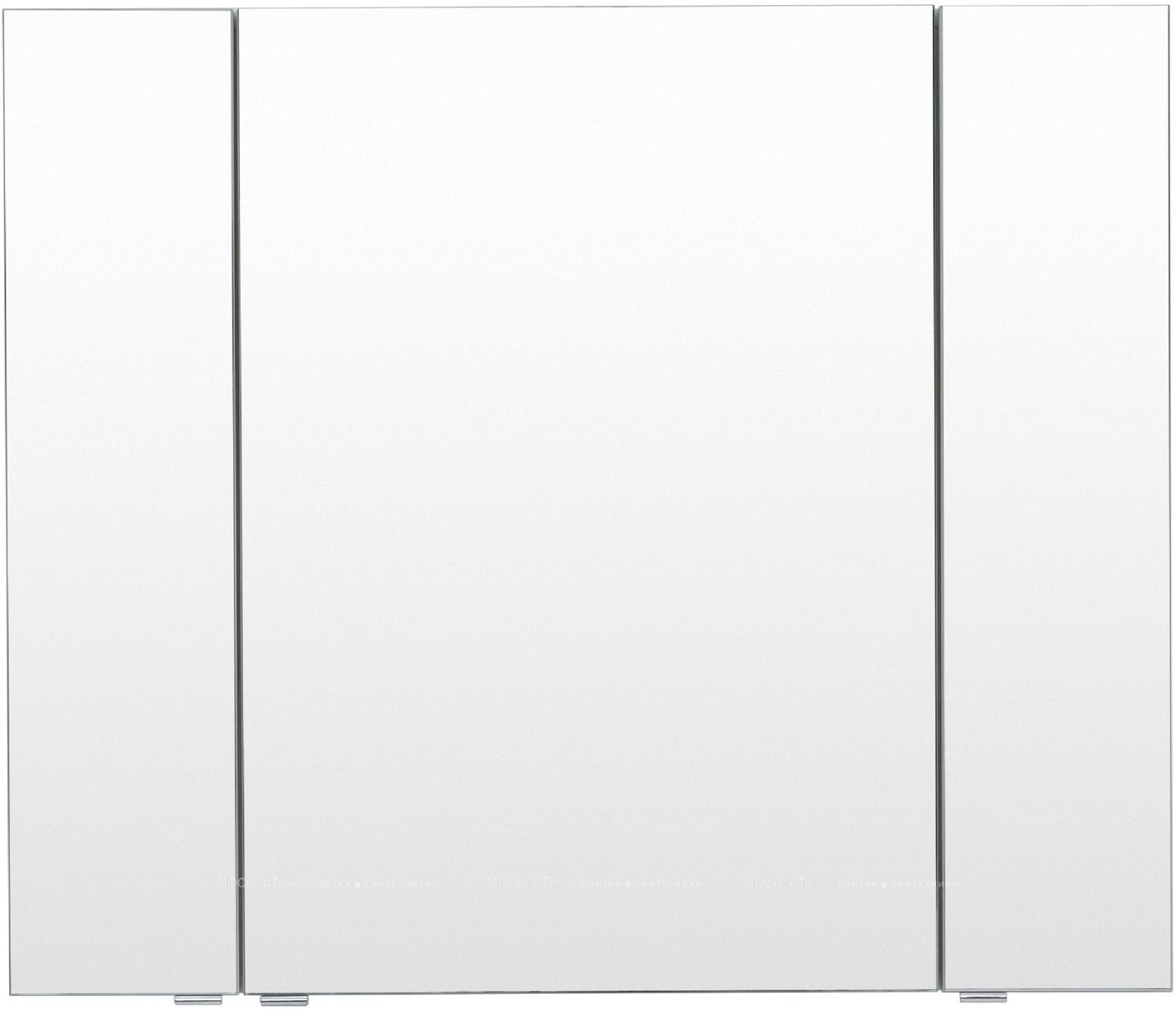 Зеркальный шкаф Aquanet Алвита New 100 Серый - изображение 5