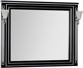 Зеркало Aquanet Паола 120 00181767 черный / серебро