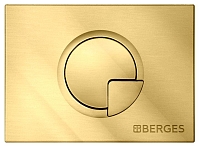 Клавиша смыва Berges Novum R9 золото глянец, 040029