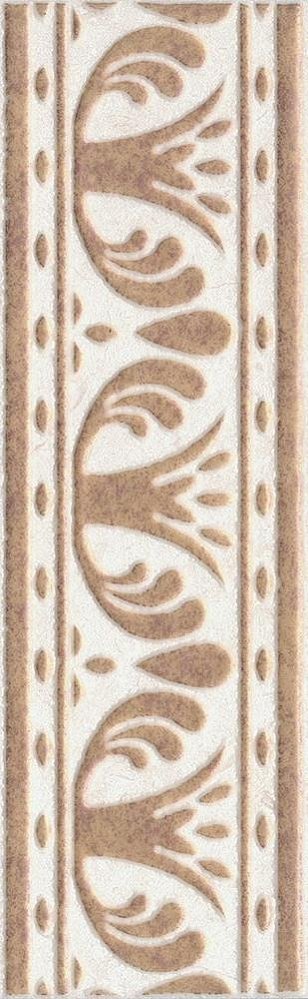 Керамическая плитка Kerama Marazzi Бордюр Лаурито орнамент 7,7х25