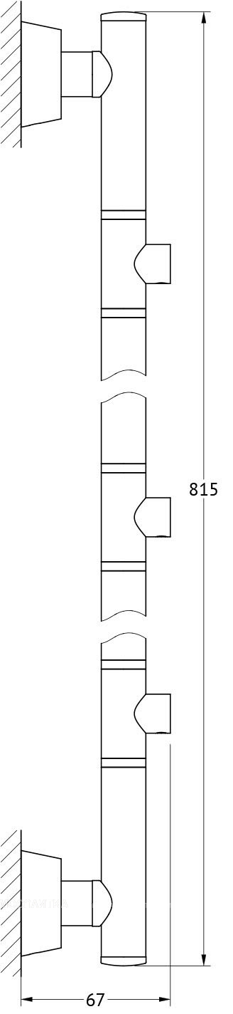 Штанга FBS Vizovice VIZ 075 трехпозиционная 82 см - изображение 2