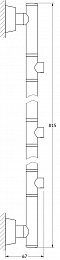 Штанга FBS Vizovice VIZ 075 трехпозиционная 82 см - 2 изображение