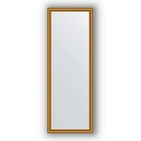 Зеркало в багетной раме Evoform Definite BY 1067 52 x 142 см, бусы золотые