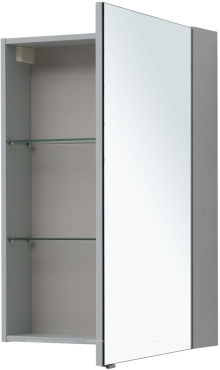 Зеркальный шкаф Aquanet Алвита New 60 Серый - 7 изображение
