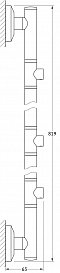 Штанга FBS Standard STA 075 трехпозиционная длина 82 см - изображение 2