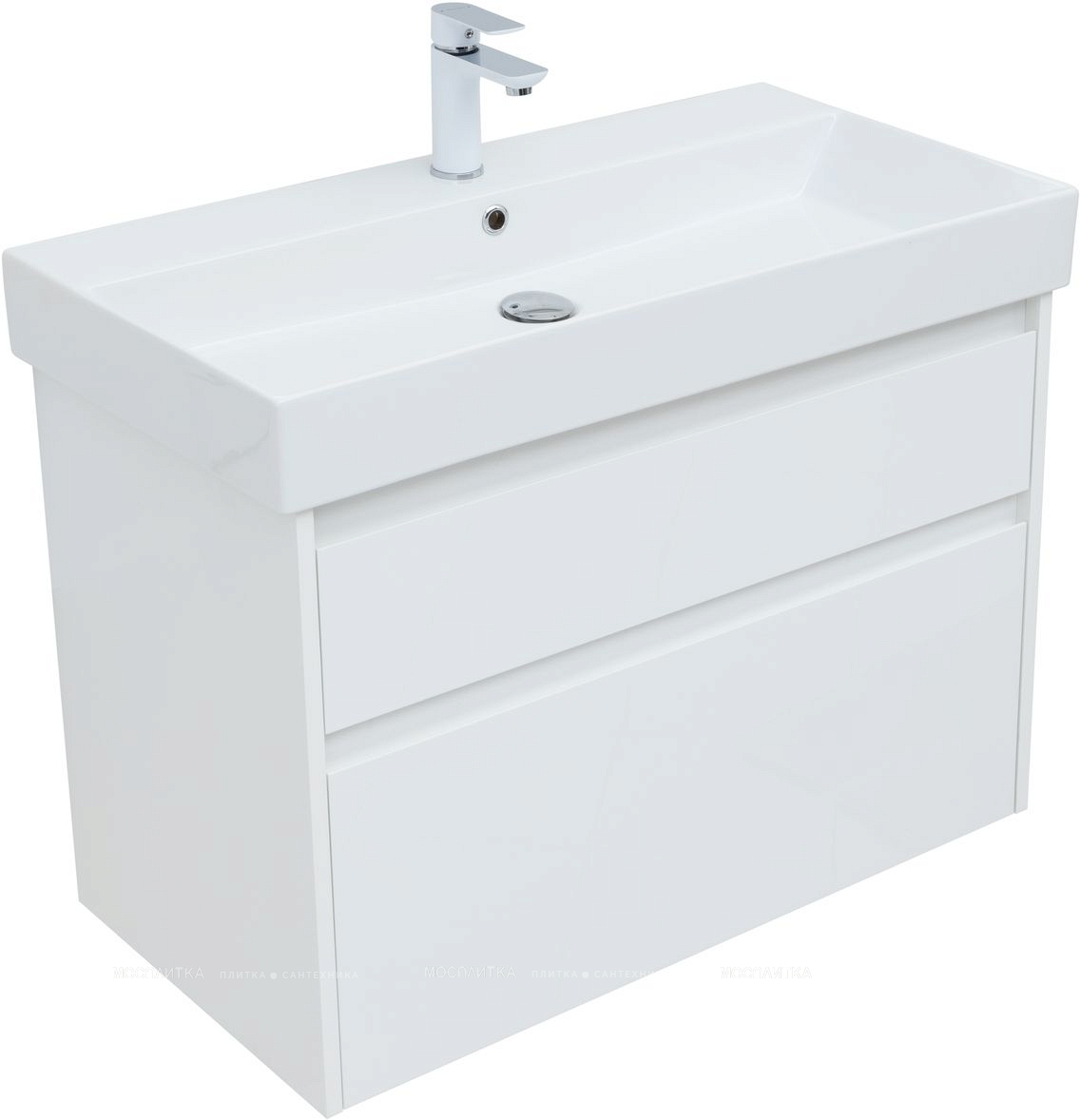 Комплект мебели для ванной Aquanet Nova Lite 85 см 249936, белый - изображение 8
