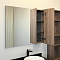 Зеркальный шкаф Comforty Порто-90 дуб темно-коричневый, 00-00009232 - изображение 4