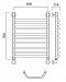 Полотенцесушитель водяной Aquanerzh лесенка трапеция-групповая 70x60 - изображение 2