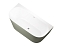 Акриловая ванна Allen Brau Priority 170x78 2.31003.21/CGM белый матовый/цементно-серый - изображение 2