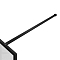 Душевая перегородка Vincea Walk in HC Art 100x200 см, VSW-1HC100CFB, профиль черный, стекло рифленое;прозрачное - 5 изображение