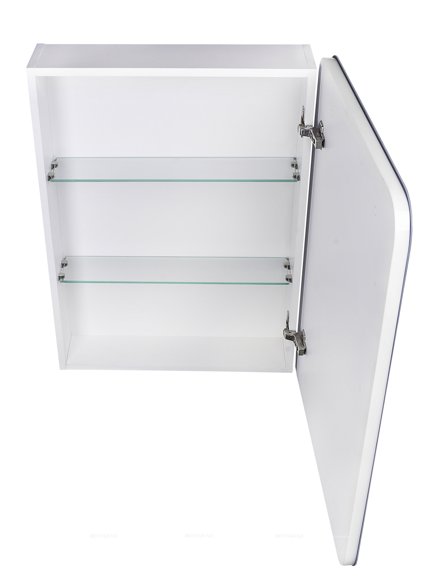 Зеркальный шкаф Style Line Каре 50 см СС-00002302 с подсветкой, белый - изображение 4