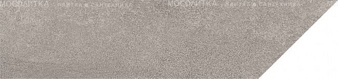 Плинтус горизонтальный правый Про Стоун серый 9,5х40 