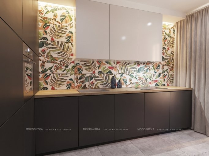 Дизайн Кухня в стиле Современный цвет микс №13203 - 7 изображение