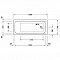 Акриловая ванна Duravit D-Code 160x70 см 700096000000000 - изображение 3