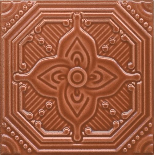 Керамическая плитка Kerama Marazzi Декор Салинас оранжевый 15х15