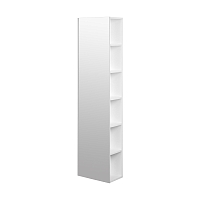 Шкаф-пенал Aquaton Сканди с зеркалом белый 1A253403SD010