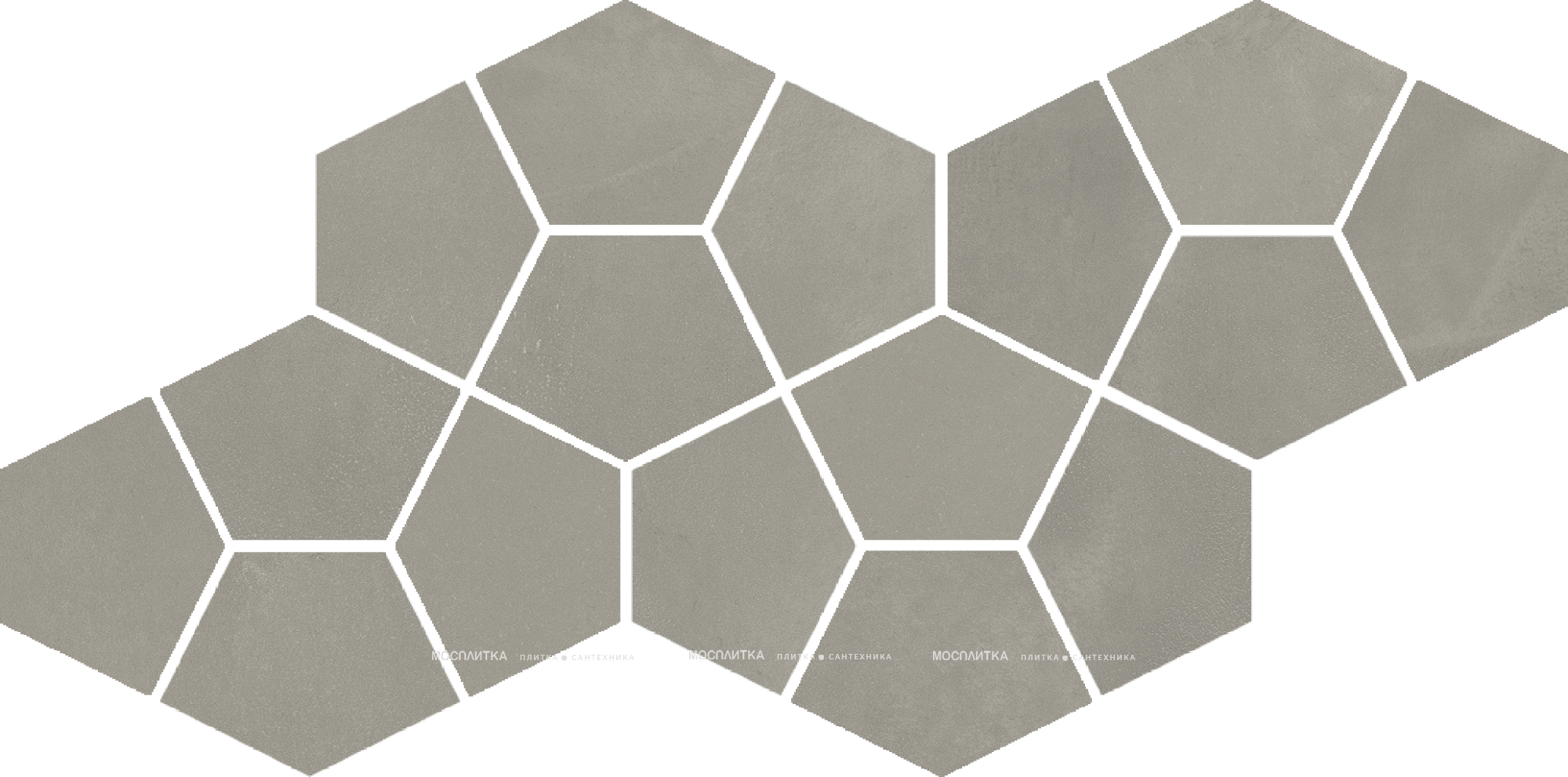 Мозаика Континуум Айрон Призм 20,5х41,3