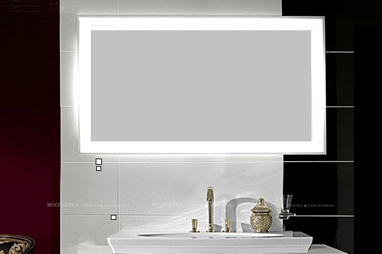 Зеркало Sanvit Матрикс 120 LED" с подсветкой, zmatrix120 - 5 изображение