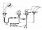 Смеситель на борт ванны на 4 отверстия Rav Slezak Dunaj Termostat DT271.5P, хром - 2 изображение