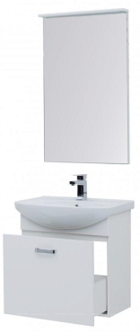 Комплект мебели для ванной Aquanet Ирис 65 1 ящик - 4 изображение