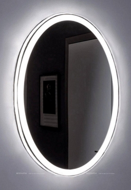 Зеркало Aquanet Комо 7085 с LED подсветкой 700х850x32 мм инфракрасный выключатель - 2 изображение