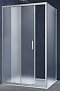 Душевая дверь Vincea Alpha 150 см хром, стекло текстурное, VDS-3AL150MT - 3 изображение