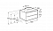 Тумба с раковиной Roca Inspira 60 см 851079806 белая - 2 изображение