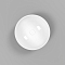 Раковина Whitecross Cornelian 43 см 0714.043043.10100 глянцевая черно-белая - изображение 2
