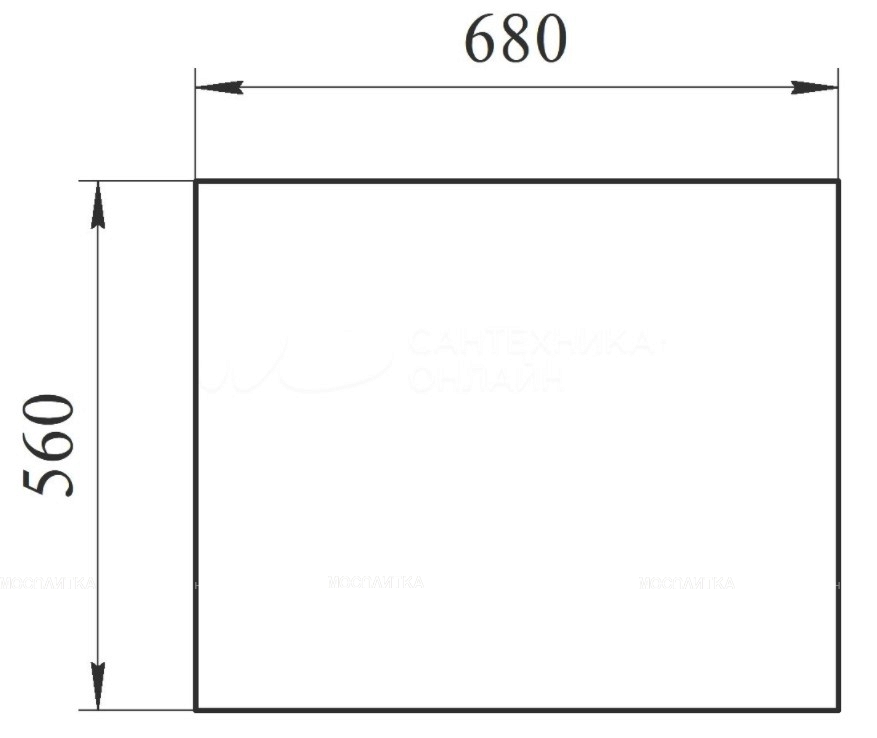 Боковая панель Radomir 70 см левая с креплением, 2-31-0-1-0-243 - изображение 3
