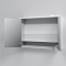 Зеркальный шкаф с LED-подсветкой Am.Pm Spirit 2.0 M70AMCX1001WG, 100 см, цвет: белый, глянец - 5 изображение