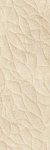 Керамическая плитка Cersanit Плитка Sahara рельеф бежевый 25х75