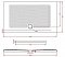 Душевой поддон ArtCeram 140x80x5,5см PDR022 05; 00 прямоугольный белый матовый - изображение 3