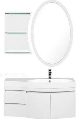 Комплект мебели для ванной Aquanet Опера 115 R 2 двери 2 ящика белый - изображение 2