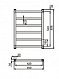 Полотенцесушитель водяной Zehnder Stalox STX 42x68,8 см, белый - изображение 2