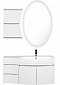 Комплект мебели для ванной Aquanet Опера 115 R 2 двери 2 ящика белый - изображение 2