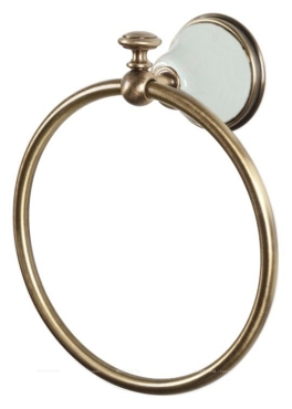 Полотенцедержатель кольцевой Tiffany World Harmony TWHA015oro, золото - 2 изображение