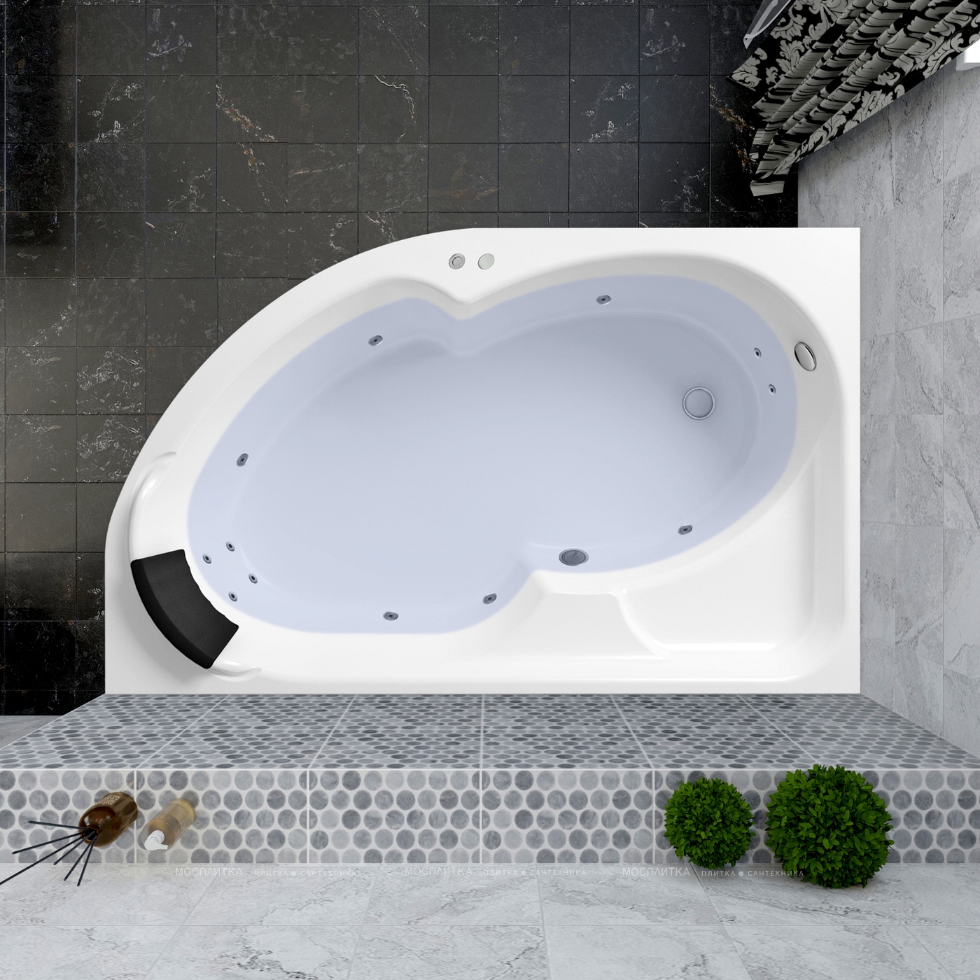 Акриловая ванна Lavinia Boho Grance Hill, 170x105 см. левая, 36155H00 - изображение 3